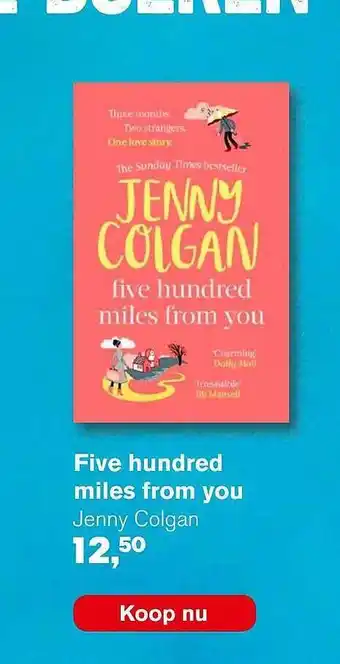 AKO Five Hundred Miles From You - Jenny Colgan aanbieding