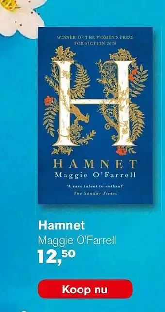 AKO Hamnet - Maggie O'Farrell aanbieding