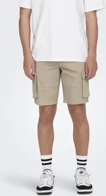 Bol.com ONLY & SONS ONSCAM STAGE CARGO SHORTS PK 6689 NOOS Heren Broek - Maat M aanbieding