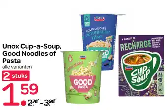 Spar Unox Cup-a-Soup, Good Noodles of Pasta aanbieding