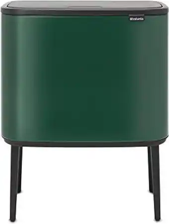 Bol.com Brabantia Bo Touch Bin Prullenbak - 36 liter - Pine Green aanbieding