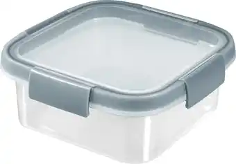 Bol.com Curver Smart Fresh Eco Vershouddoos Vierkant - 0,9L - Blauw/Transparant aanbieding