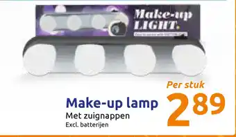 Action Make-up lamp Met zuignappen aanbieding