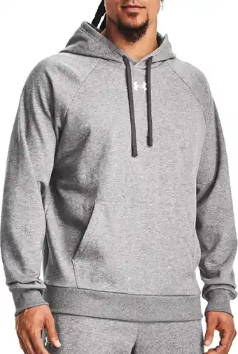 Bol.com Under Armour UA Rival Fleece Hoodie Heren Sporttrui - Grijs - Maat L aanbieding