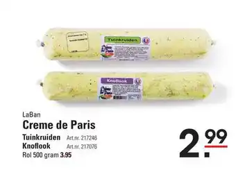 Sligro Creme De Paris aanbieding