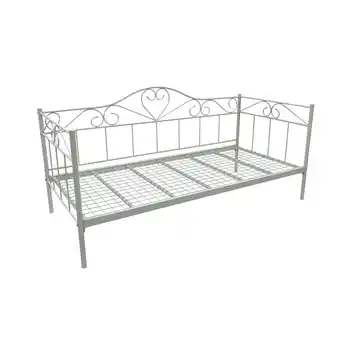 Leen Bakker Bedbank Aimee - wit - 90x200 cm aanbieding