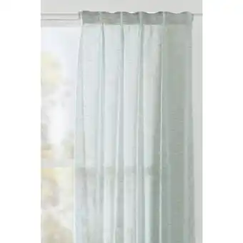 Leen Bakker Gordijn Viola - grijsgroen - 140x280 cm (1 stuk) aanbieding