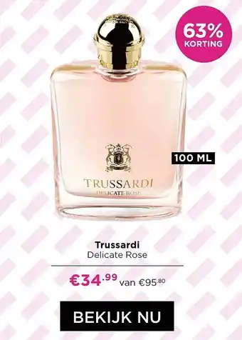 ICI Paris XL Trussardi Delicate Rose 63% Korting 100ml aanbieding