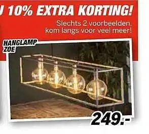 Matrasconcurrent Hanglamp Zoe aanbieding