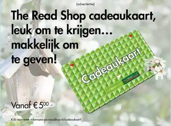 The Read Shop The Read Shop Cadeaukaart aanbieding