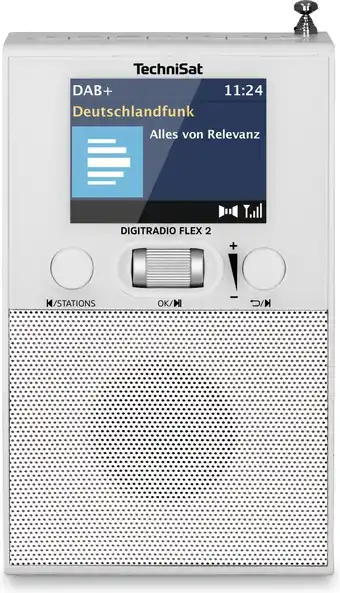 Bol.com TechniSat DIGITRADIO FLEX 2 DAB+ Stopcontactradio - FM - Bluetooth - Wit aanbieding