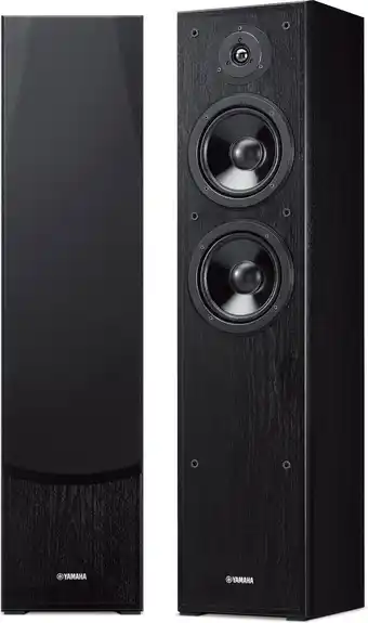 Bol.com Yamaha NS-F51 – Vloerstaande luidsprekers - Diepe bas – Thuisbioscoop – Zwart (per paar - 2 stuks) aanbieding