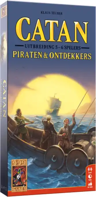 Bol.com Catan: Uitbreiding Piraten & Ontdekkers 5/6 spelers Bordspel aanbieding