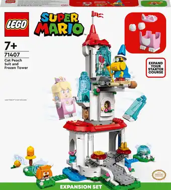 Bol.com LEGO Super Mario Uitbreidingsset: Kat-Peach-uitrusting en IJstoren - 71407 aanbieding