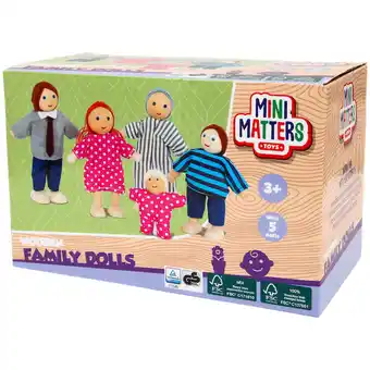 Action Mini Matters houten poppenhuismeubels aanbieding