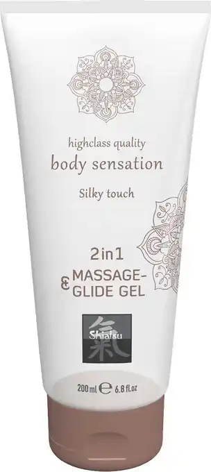 Bol.com Shiatsu Massage- & Glide Gel 2 In 1 - Silky Touch aanbieding