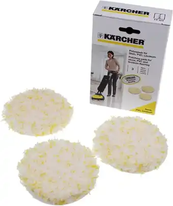 Bol.com Kärcher Polierpads FP 303 Steen/Linoleum/PVC (3 st.) aanbieding