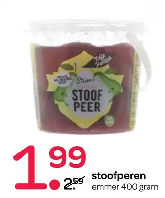 Spar stoofperen 400 gram aanbieding