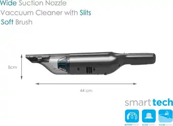 Bol.com BLACK+DECKER HLVC320B11-QW Kruimeldief - dark titanium - 12V - incl. accu en lader aanbieding