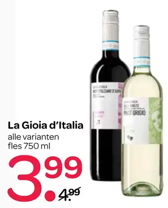 Spar La gioia d'Italia 750 ml aanbieding