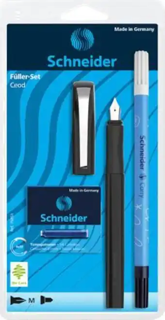 Bol.com Schneider vulpen - Ceod Classic - zwart - set vulpen - inktwisser - inktpatronen -S-76851 aanbieding