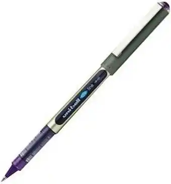 Bol.com Liquid ink ballpoint pen Uni-Ball Rollerball Eye Fine UB-157 Paars 12 Stuks aanbieding