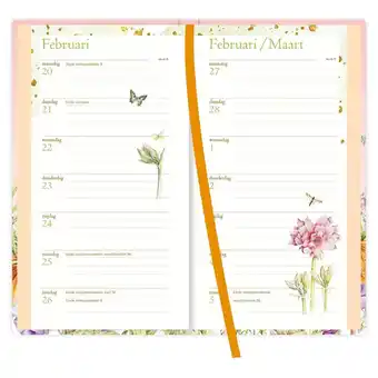 Bol.com Janneke Brinkman ladyagenda 2023 - Oranje pracht - met leeslint - 9x17 cm aanbieding