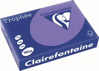 Bol.com Clairefontaine Trophée Intens A4 violet 160 g 250 vel aanbieding