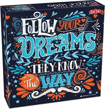 Bol.com Puzzel Follow Your Dreams 1000 Stukjes aanbieding