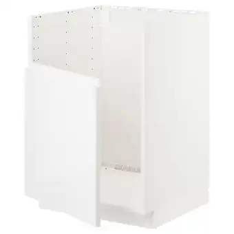IKEA Metod Onderkast v tallsjÖn spoelbak, wit/voxtorp hoogglans/wit, 60x60 cm aanbieding