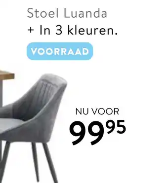 Profijt Meubel Stoel luanda aanbieding