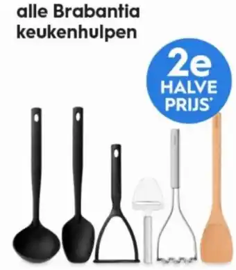 Blokker alle Brabantia keukenhulpen aanbieding