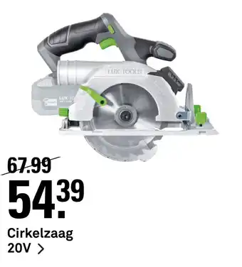 Karwei Cirkelzaag 20V aanbieding