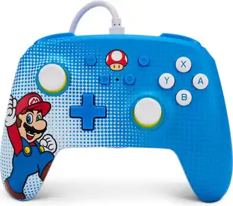 Bol.com PowerA Geavanceerde Bedrade Controller - Nintendo Switch - Mario Pop Art aanbieding