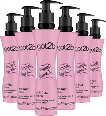 Bol.com Got2b - Smooth Operator - Lotion - 6 x 200ml - voordeelverpakking aanbieding
