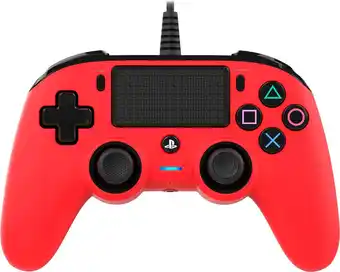 Bol.com Nacon Compact Official Licensed Bedrade Controller - PS4 - Rood aanbieding