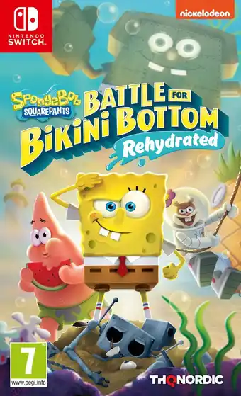 Bol.com Spongebob SquarePants: Battle for Bikini Bottom - Rehydrated - Nintendo Switch aanbieding