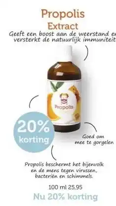 De Rode Pilaren Propolis aanbieding