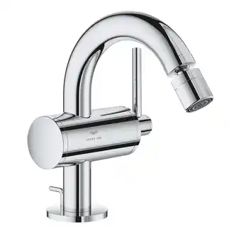 Sanitairwinkel.nl Grohe Atrio XL-size wastafelmengkraan push open chroom aanbieding