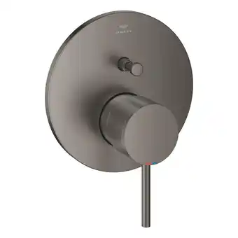 Sanitairwinkel.nl Grohe Atrio new bad afdekset hard graphite geb aanbieding