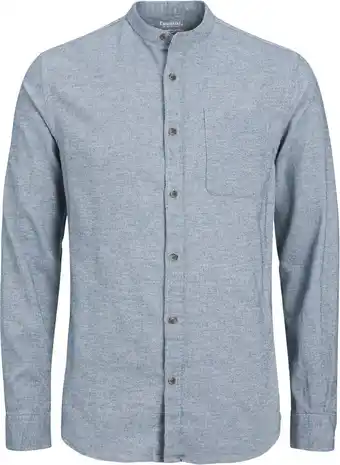 Bol.com JACK&JONES JJEBAND MELANGE SHIRT LS SN Heren Overhemd - Maat L aanbieding