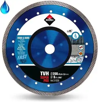 Bol.com Rubi Diamantzaagblad Turbo Viper TVH 200 x 25,4 mm - Diamantschijf aanbieding