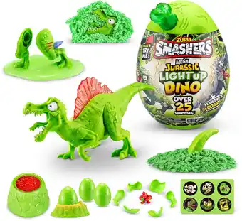 Bol.com ZURU Smashers Mega Jurassic Light Up Dino Egg - Speelfiguur - Spinosaurus aanbieding