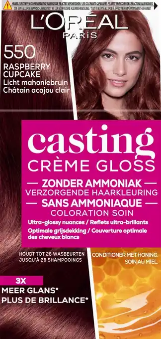 Bol.com Casting Crème Gloss 550 Licht Mahoniebruin aanbieding