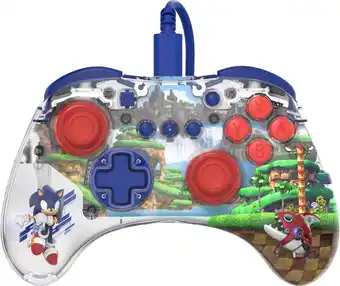 Bol.com PDP REALMz Bedrade Controller - Sonic Green Hill Zone - Nintendo Switch aanbieding