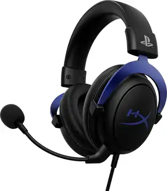 Bol.com HP HyperX Cloud Gaming Headset - Bedraad - Hoofdband - PS5 - Zwart, Blauw aanbieding