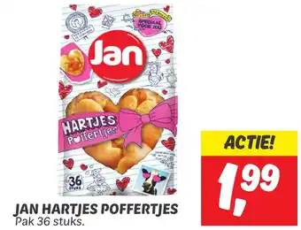 Dekamarkt JAN HARTJES POFFERTJES Pak 36 stuks. aanbieding