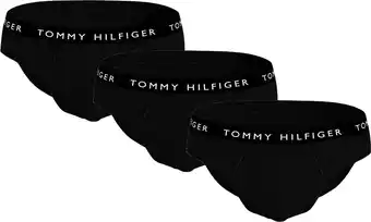 Bol.com Tommy Hilfiger 3-Pack Brief Heren Onderbroeken - Zwart - Maat S aanbieding