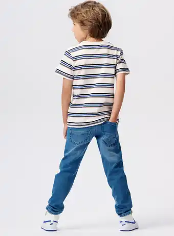 Bol.com Noppies Boys Denim Pants Demorest regular fit Jongens Jeans - Dark Blue - Maat 128 aanbieding