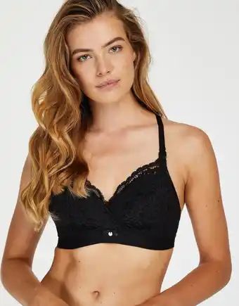 Bol.com Hunkemöller Dames Lingerie Voorgevormde voedingsbh Rose - Zwart - maat F95 aanbieding